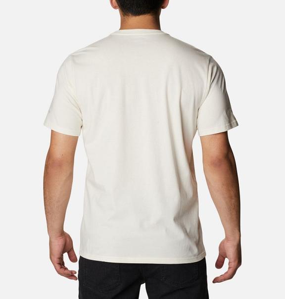 Columbia T-Shirt Herre Clarkwal Hvide QIBD04859 Danmark